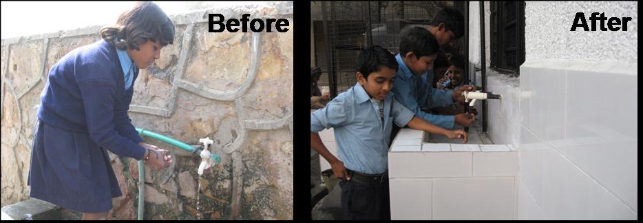 Before After Water Station